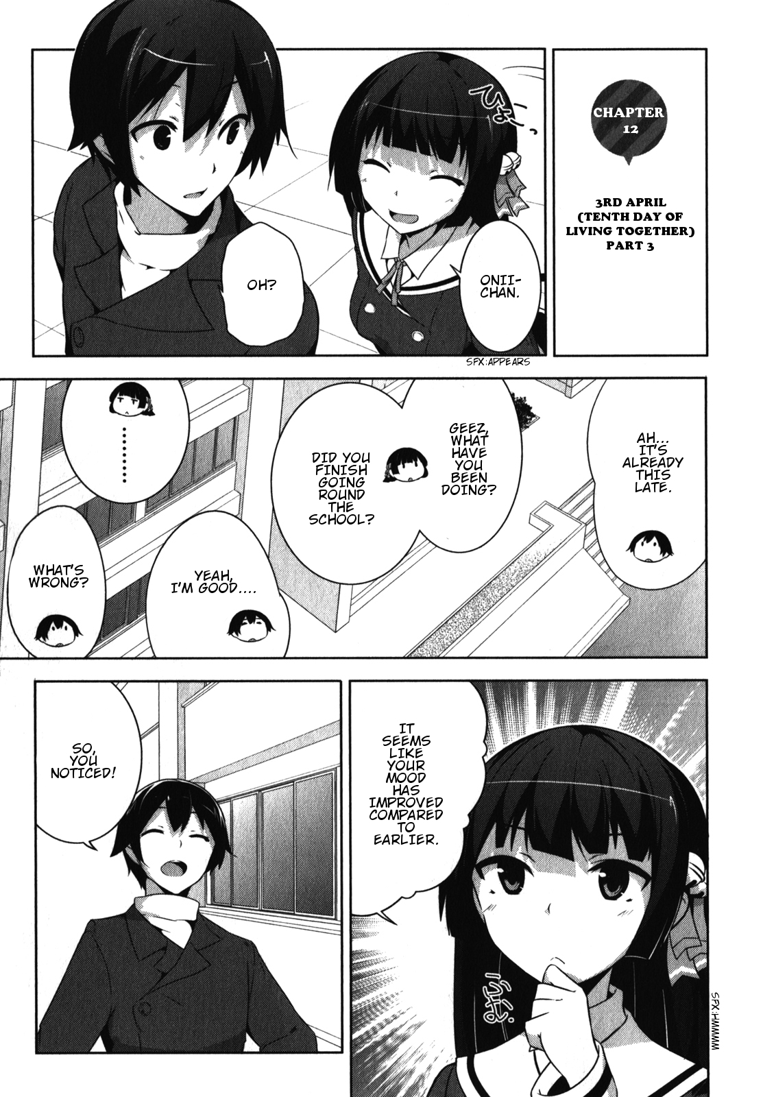 Oniichan dakedo Ai Sae Areba Kankeinai yo ne Chapter 12 page 2 - Chapter 12: April 3rd (The Tenth Day of Cohabitation) Part 3