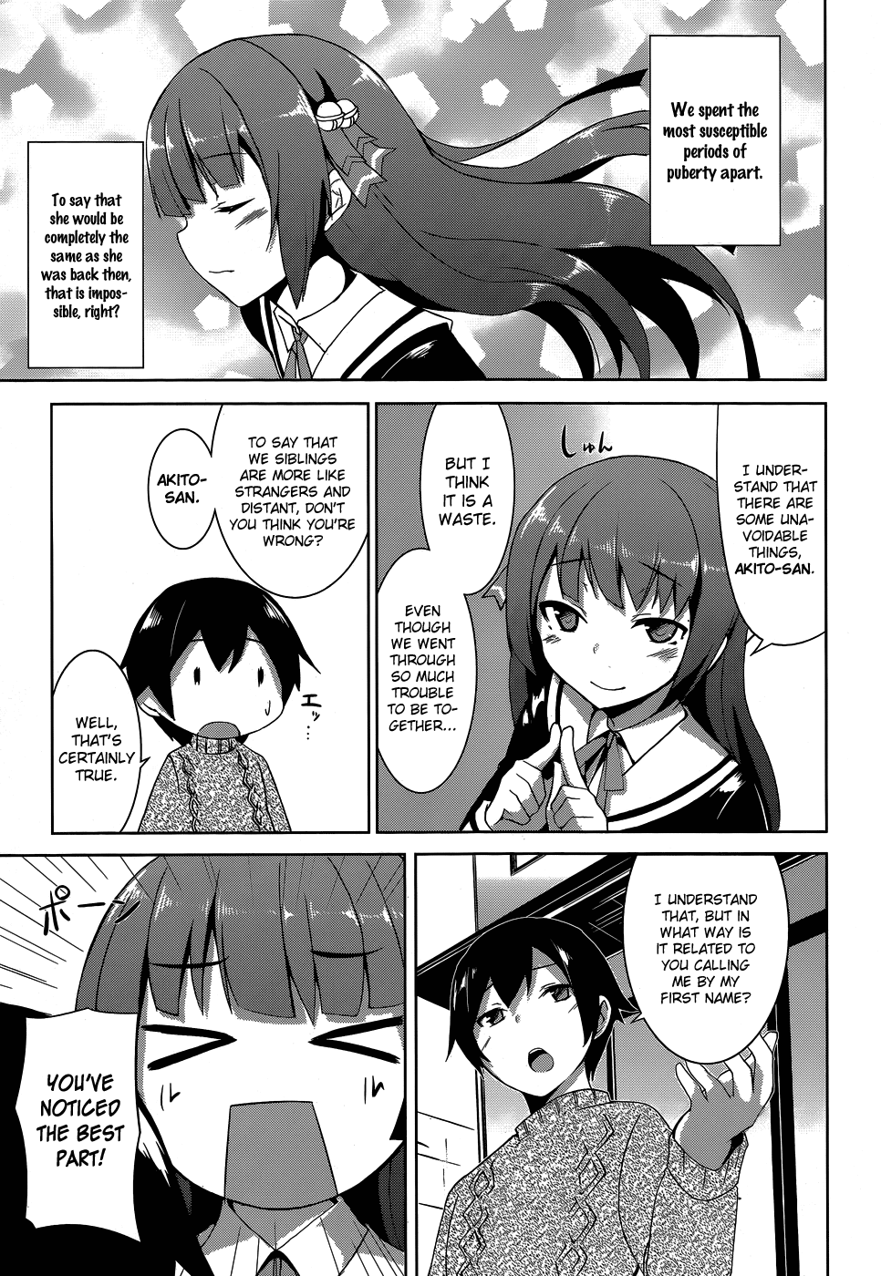 Oniichan dakedo Ai Sae Areba Kankeinai yo ne Chapter 3 page 11 - Chapter 3: March 26th (The Second Day of Cohabitation) Part 2