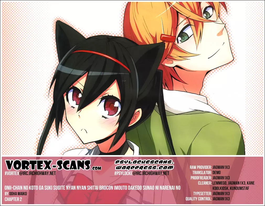 Oniichan no Koto ga Suki Sugite Nyan Nyan Shitai Burakon Imouto dakedo Sunao ni Narenai no Chapter 2 page 1 - Chapter 2 : I Became a Cat, But I Can't Be Honest With Myself