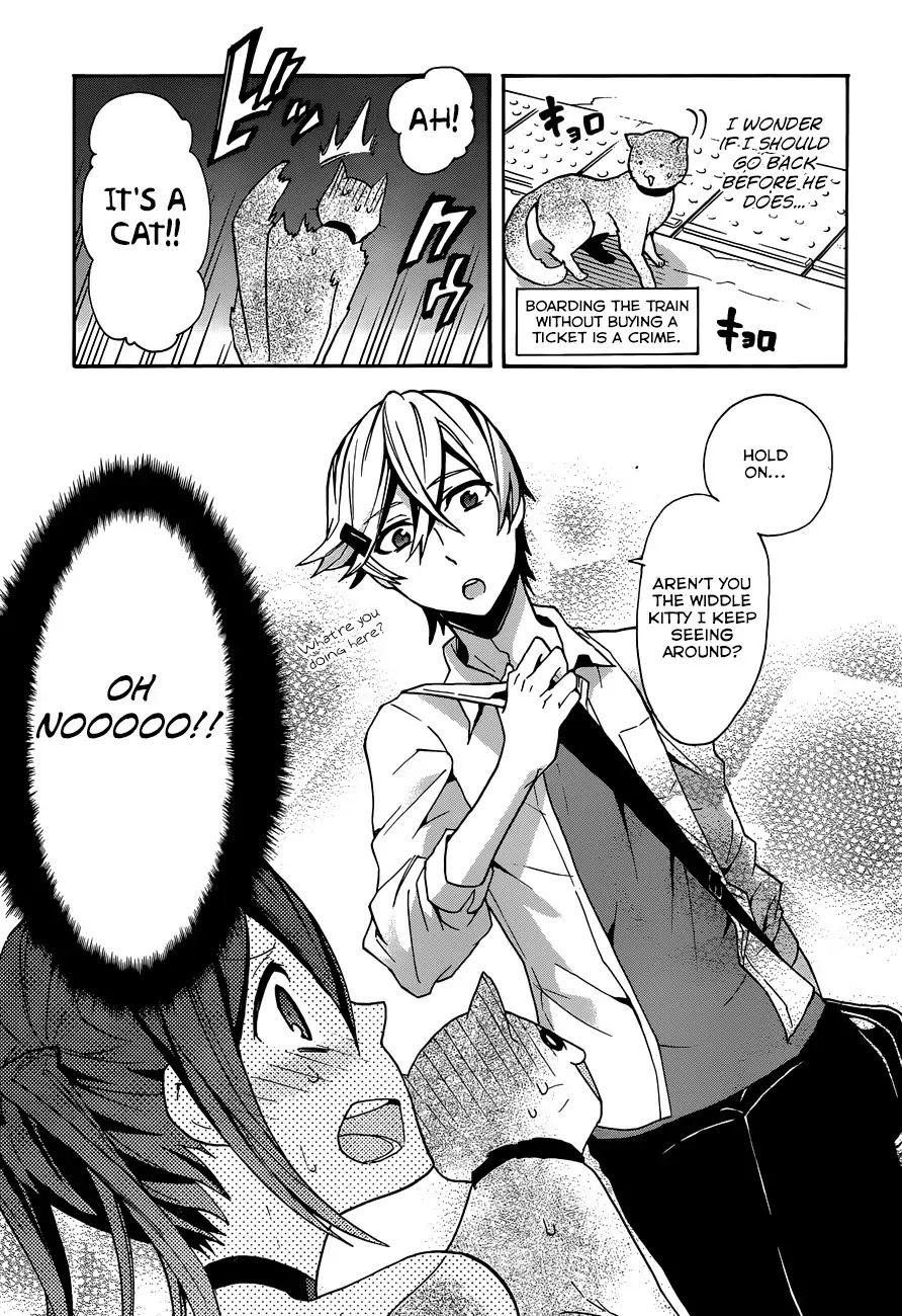 Oniichan no Koto ga Suki Sugite Nyan Nyan Shitai Burakon Imouto dakedo Sunao ni Narenai no Chapter 5 page 8 - Chapter 5 : I'm On a Train, But I Can't Be Honest With Myself