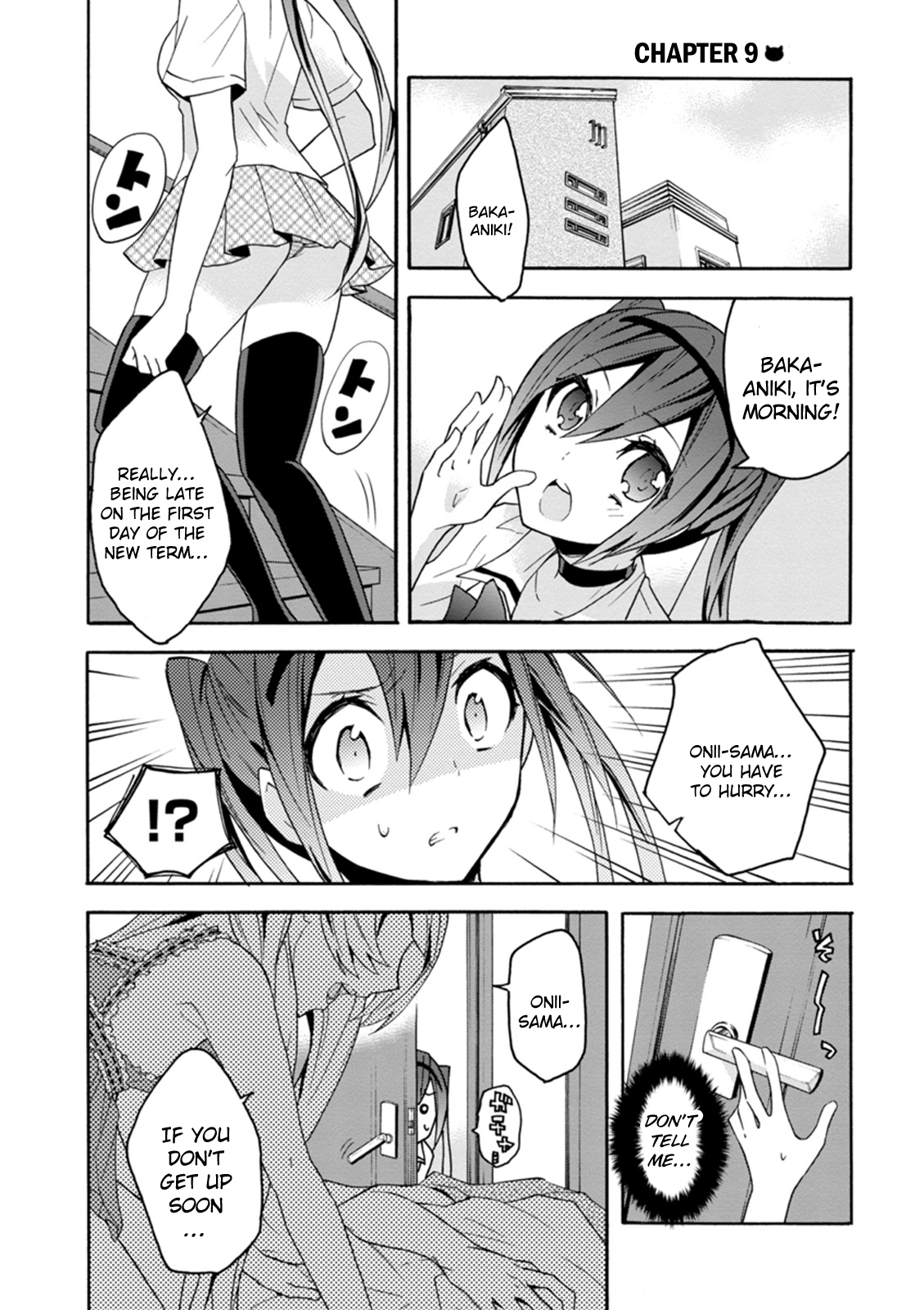 Oniichan no Koto ga Suki Sugite Nyan Nyan Shitai Burakon Imouto dakedo Sunao ni Narenai no Chapter 9 page 1 - Chapter 9