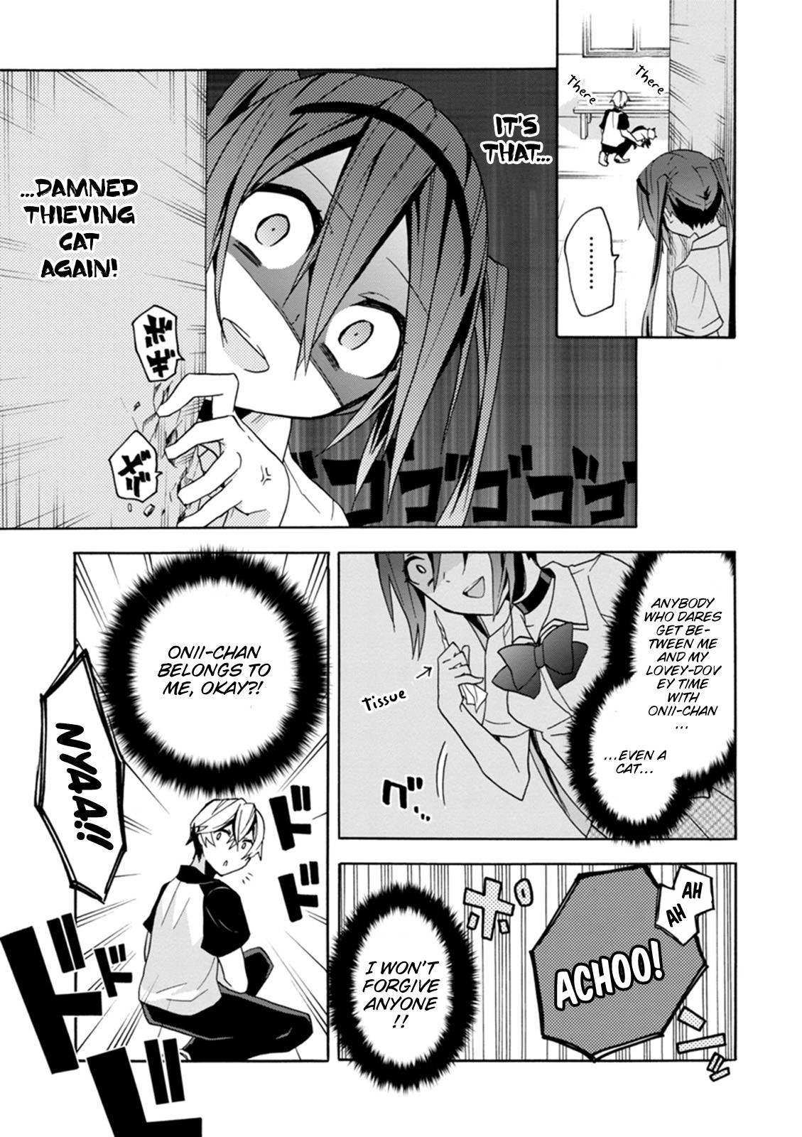 Oniichan no Koto ga Suki Sugite Nyan Nyan Shitai Burakon Imouto dakedo Sunao ni Narenai no Chapter 9 page 11 - Chapter 9