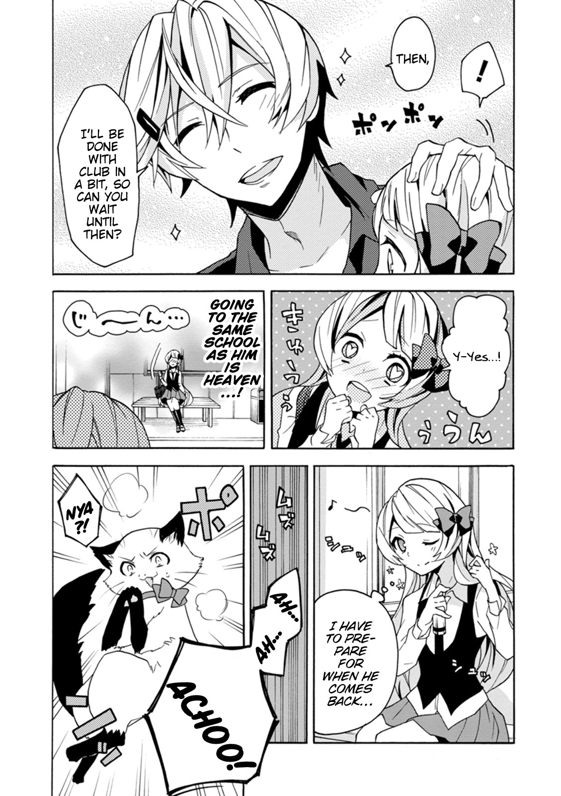 Oniichan no Koto ga Suki Sugite Nyan Nyan Shitai Burakon Imouto dakedo Sunao ni Narenai no Chapter 9 page 7 - Chapter 9