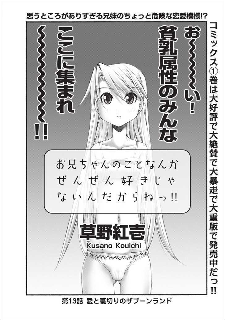Oniichan no Koto Nanka Zenzen Suki ja Nai n da kara ne Chapter 13 page 5 - Chapter 13
