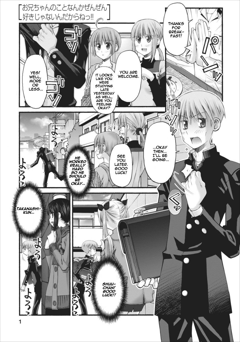 Oniichan no Koto Nanka Zenzen Suki ja Nai n da kara ne Chapter 53 page 2 - Chapter 53 : The End Of The Test, And...