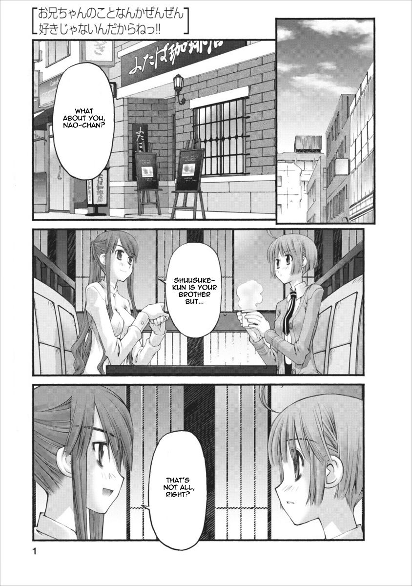 Oniichan no Koto Nanka Zenzen Suki ja Nai n da kara ne Chapter 55 page 1 - Chapter 55 : Richika's Past And Nao's Future