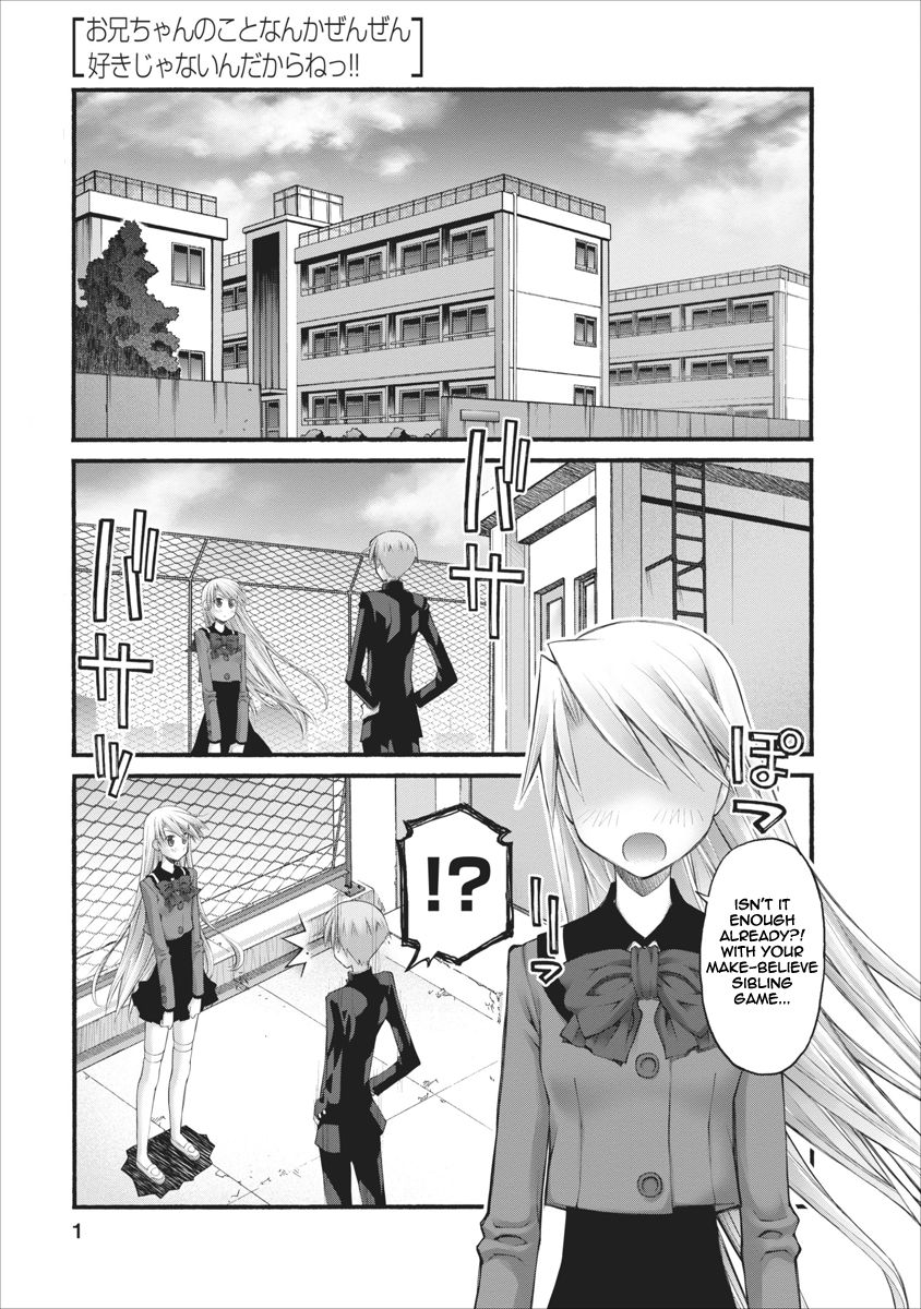 Oniichan no Koto Nanka Zenzen Suki ja Nai n da kara ne Chapter 65 page 1 - Chapter 65 : The Reapproach By The Childhood Friend And School Junior
