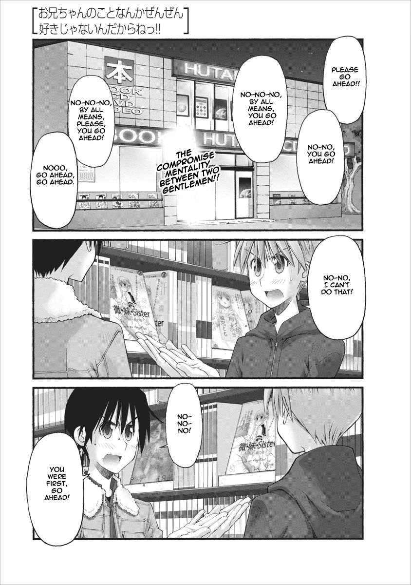 Oniichan no Koto Nanka Zenzen Suki ja Nai n da kara ne Chapter 70 page 1 - Chapter 70 : Thump! A Fateful Meeting?!