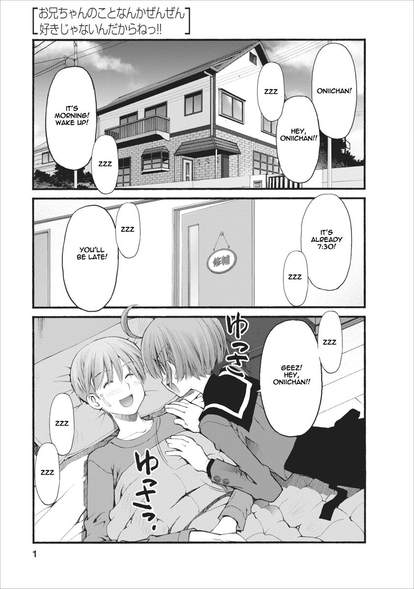 Oniichan no Koto Nanka Zenzen Suki ja Nai n da kara ne Chapter 71 page 1 - Chapter 71 : Straying Brothers, Intimate Brothers