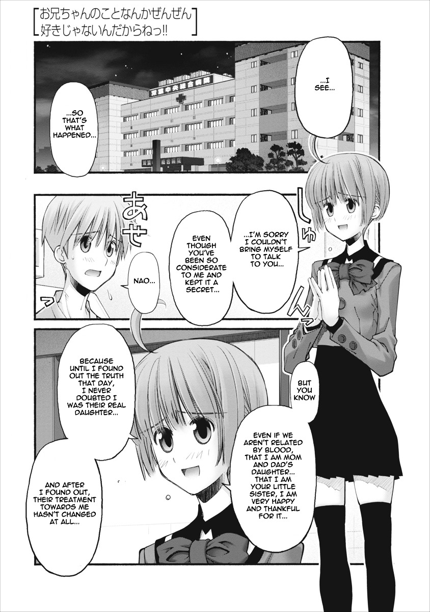 Oniichan no Koto Nanka Zenzen Suki ja Nai n da kara ne Chapter 85 page 1 - Chapter 85 : Nao's Future, Shuusuke's Future [End]