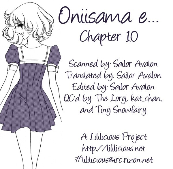 Oniisama E Chapter 10 page 1 - Chapter 10