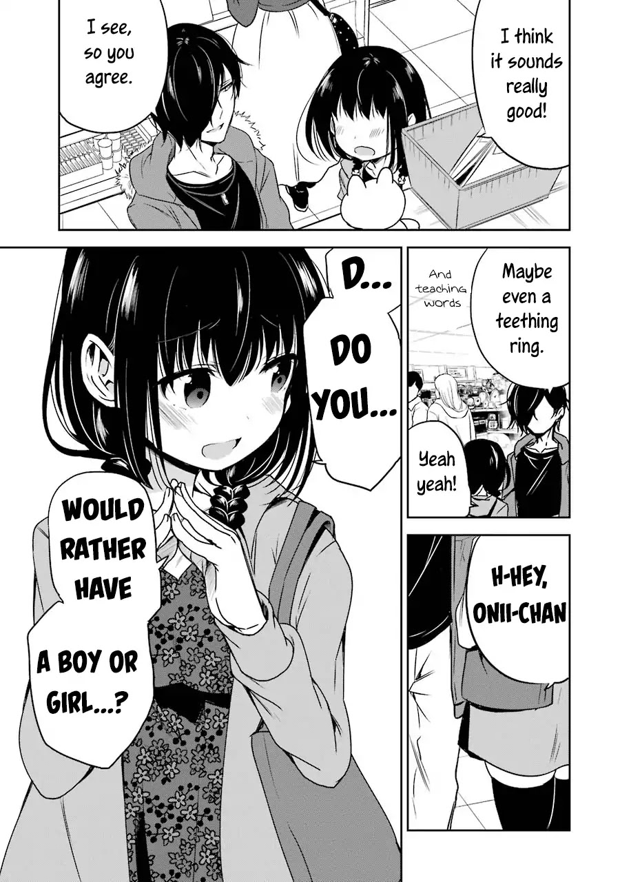 Oniisan no Hikkoshi no Kataduke ga Susumanai Chapter 8 page 13 - Chapter 8: Onii-chan is a doting parent?