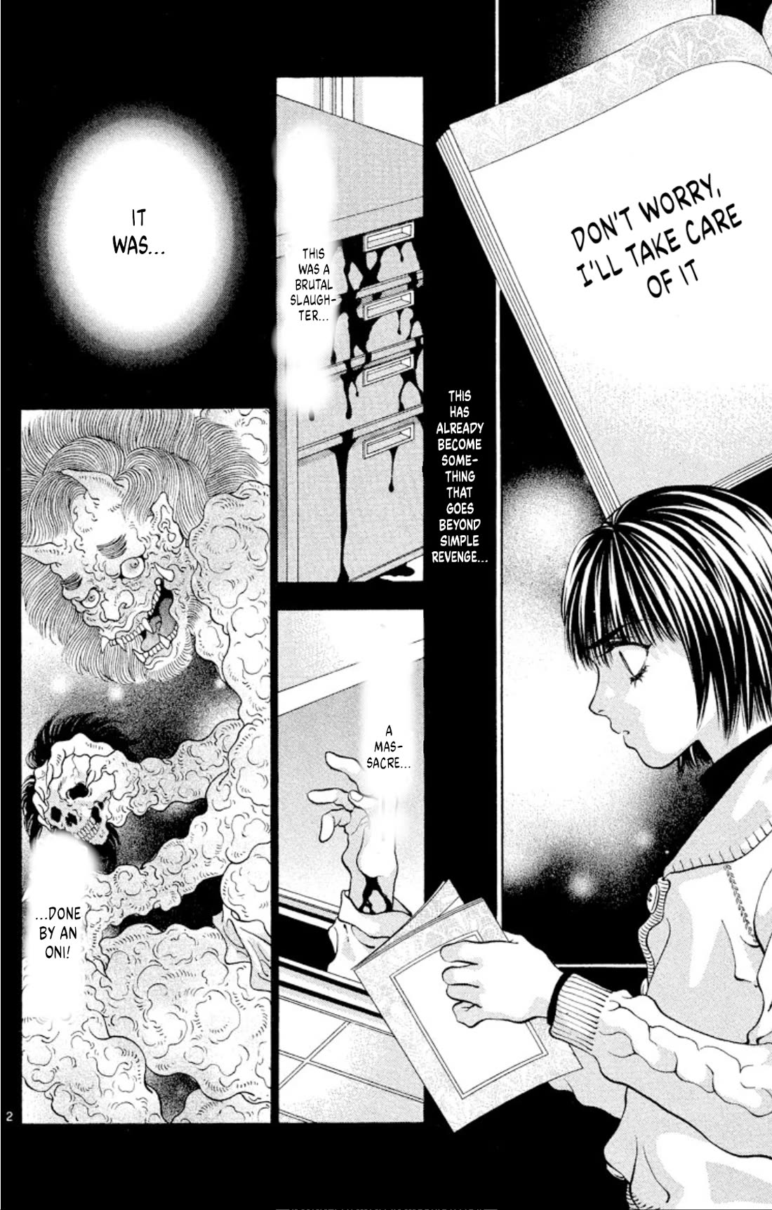 Onikirimaru Chapter 100 page 2 - Chapter 100: The lonely oni (part 2)