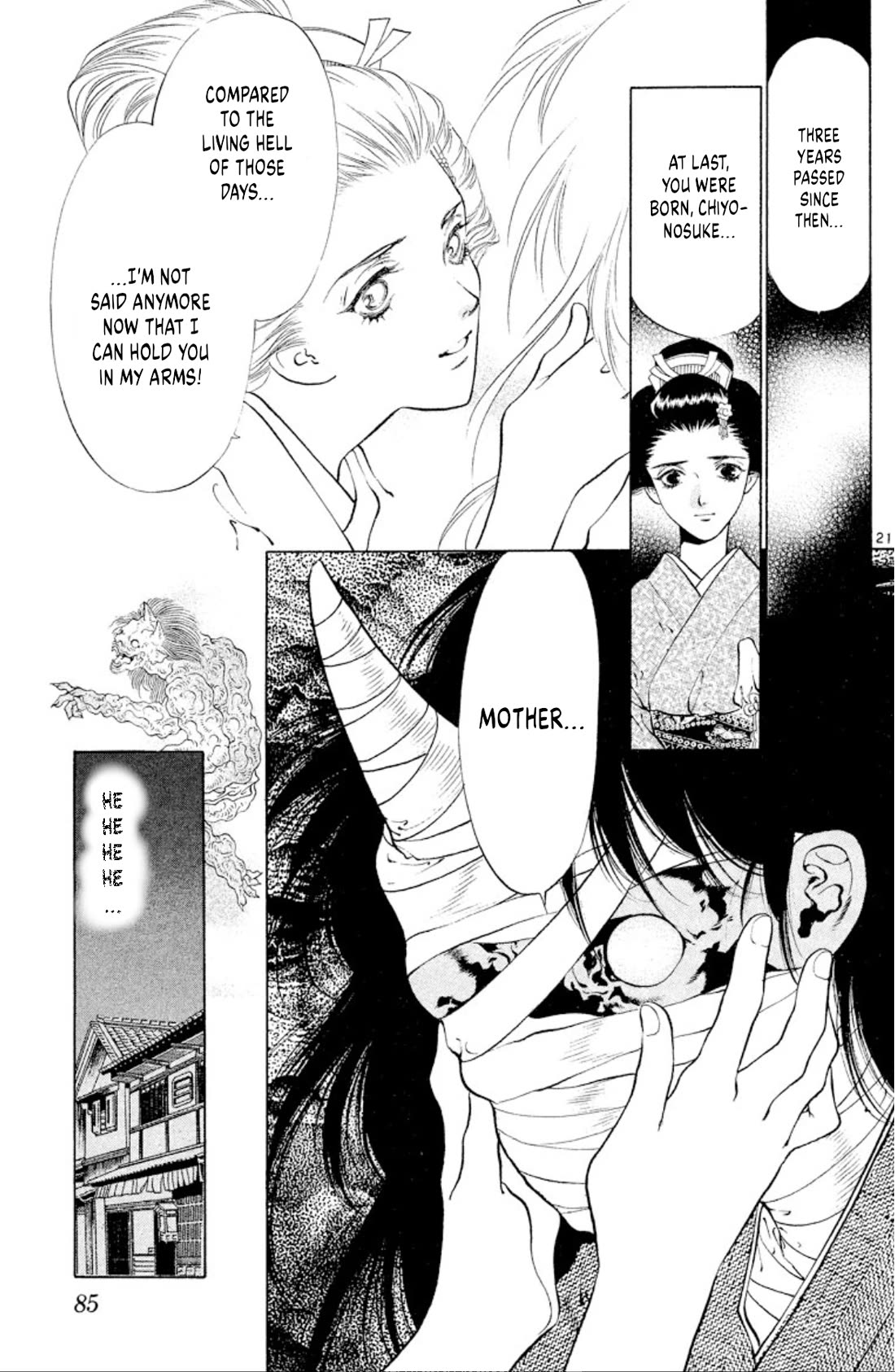 Onikirimaru Chapter 101 page 21 - Chapter 101: Kishimojin (part 1)