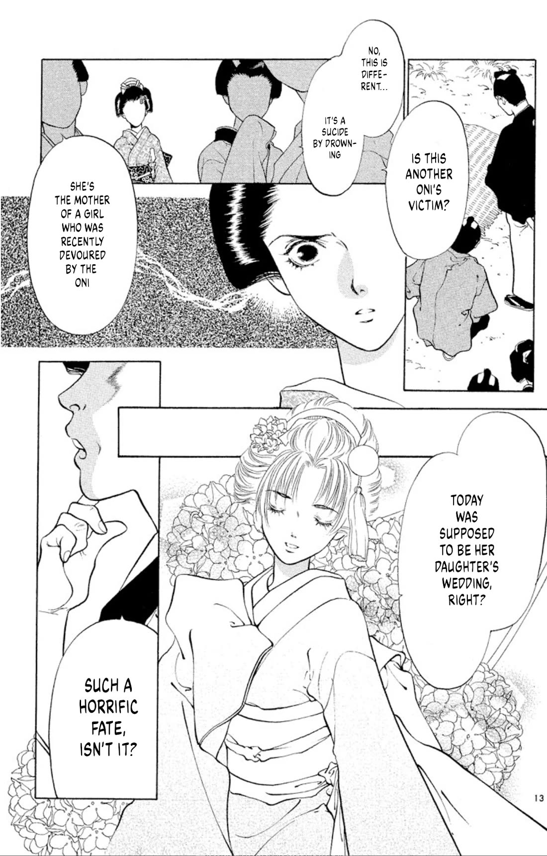 Onikirimaru Chapter 102 page 13 - Chapter 102: Kishimojin (part 2)