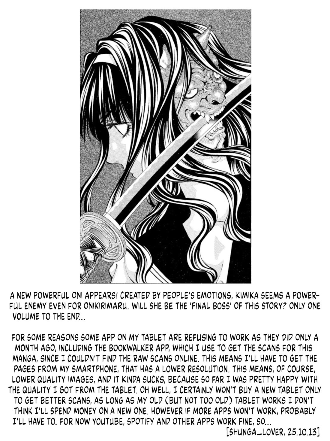 Onikirimaru Chapter 104 page 32 - Chapter 104: The beautiful oni (part 2)