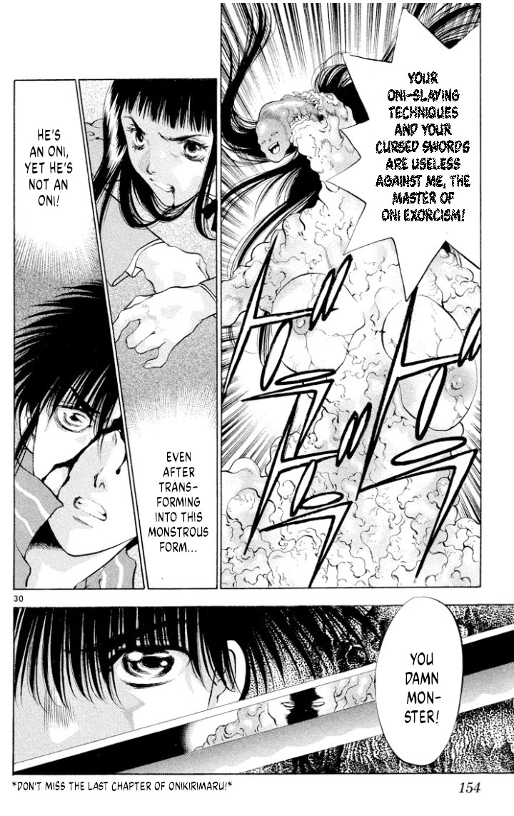 Onikirimaru Chapter 109 page 30 - Chapter 109: Oni's ruse (part 3)