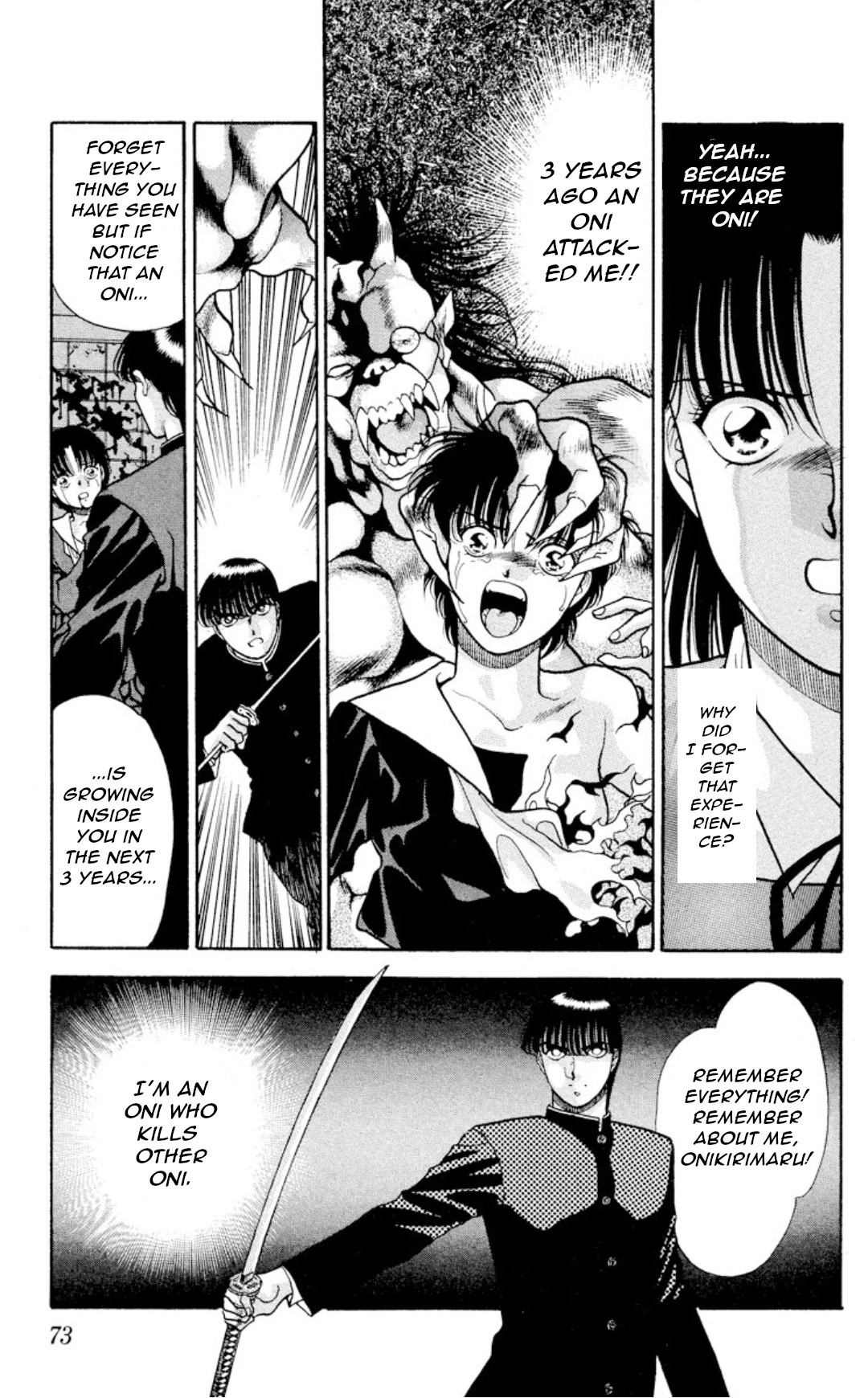 Onikirimaru Chapter 11 page 30 - Chapter 11: The legend of Ozuno (2nd part)