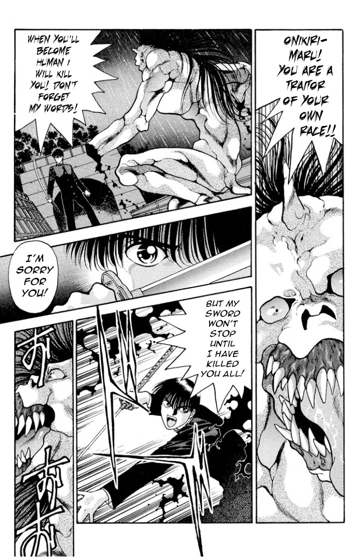 Onikirimaru Chapter 14 page 3 - Chapter 14: Rebirth of the parasite oni (part 1)