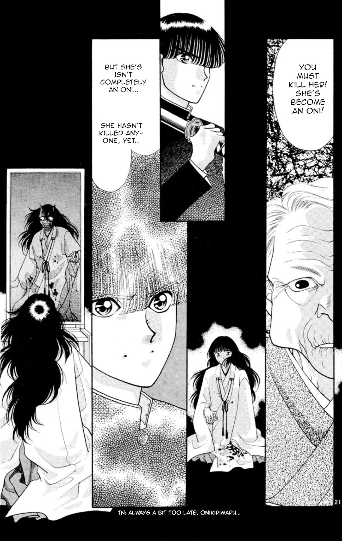 Onikirimaru Chapter 22 page 21 - Chapter 22: The evil god of the sea (part 2)