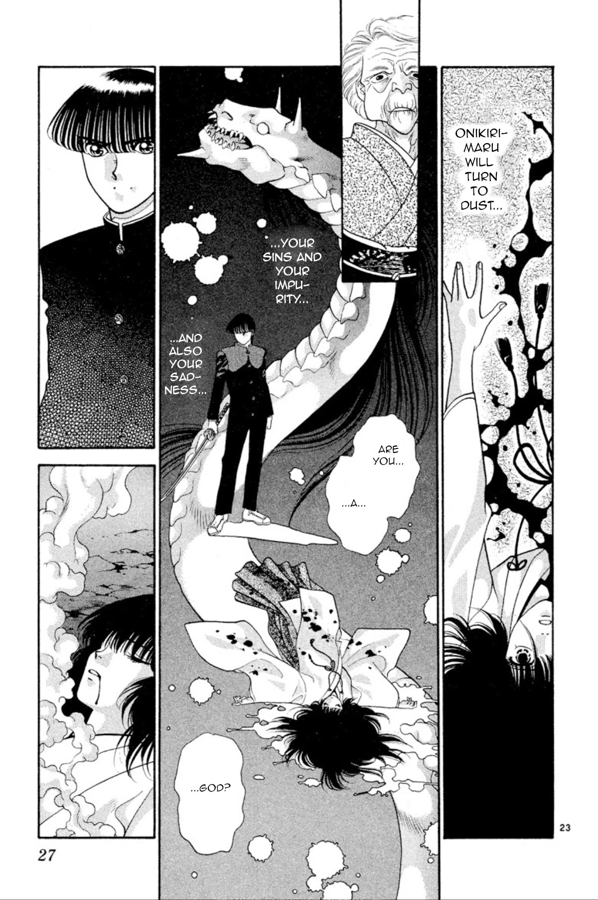Onikirimaru Chapter 23 page 24 - Chapter 23: The evil god of the sea (part 3)