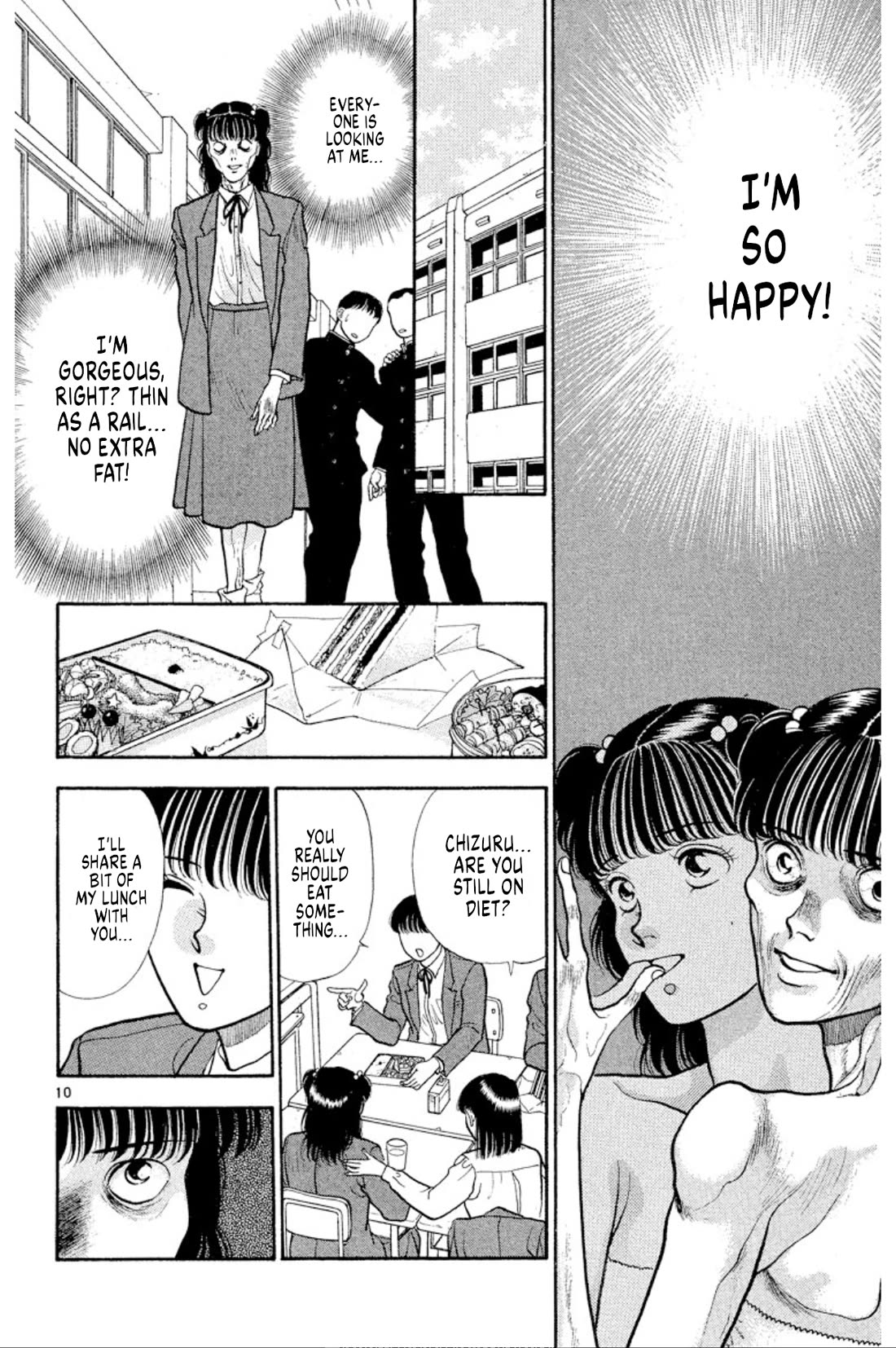 Onikirimaru Chapter 38 page 10 - Chapter 38: Twilight Channel 5 - Chizuru's sad diet