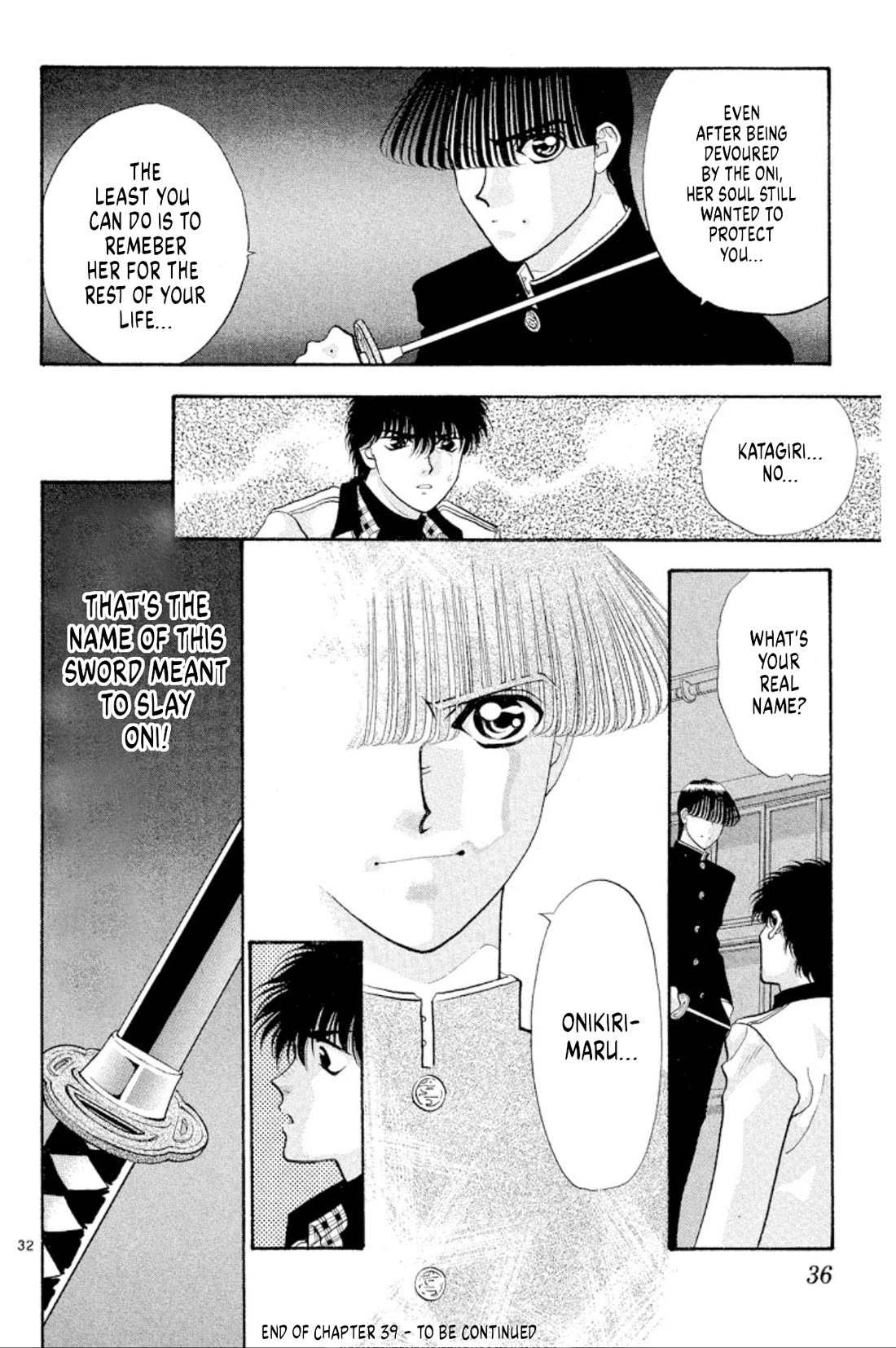 Onikirimaru Chapter 39 page 34 - Chapter 39: The oni of the evil wishes
