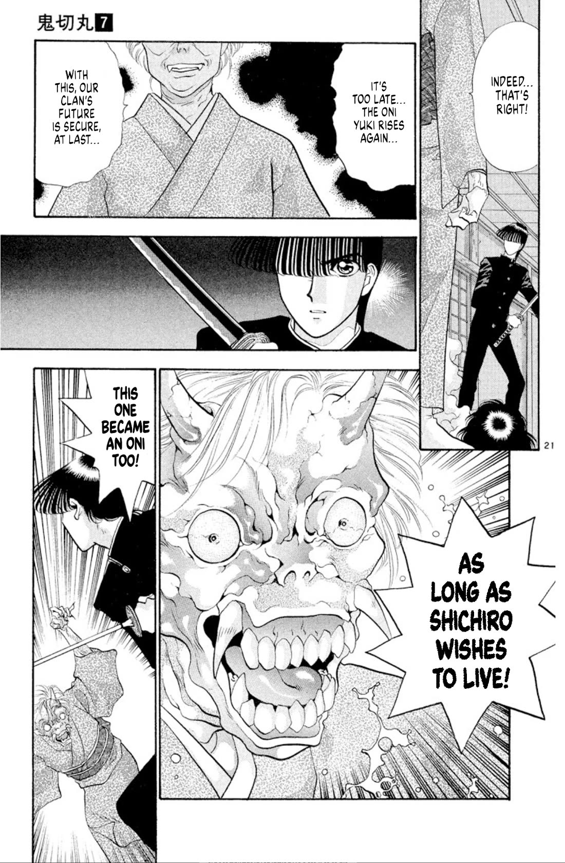 Onikirimaru Chapter 40 page 21 - Chapter 40: Oniotoshi