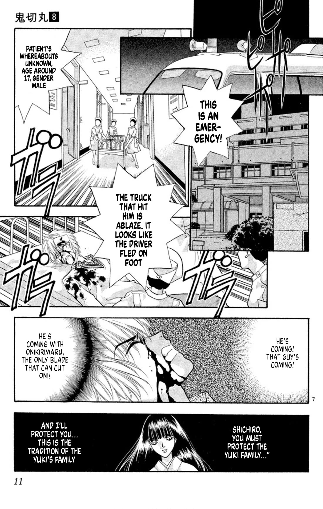 Onikirimaru Chapter 45 page 8 - Chapter 45: Return of the Yuki clan (part 1)