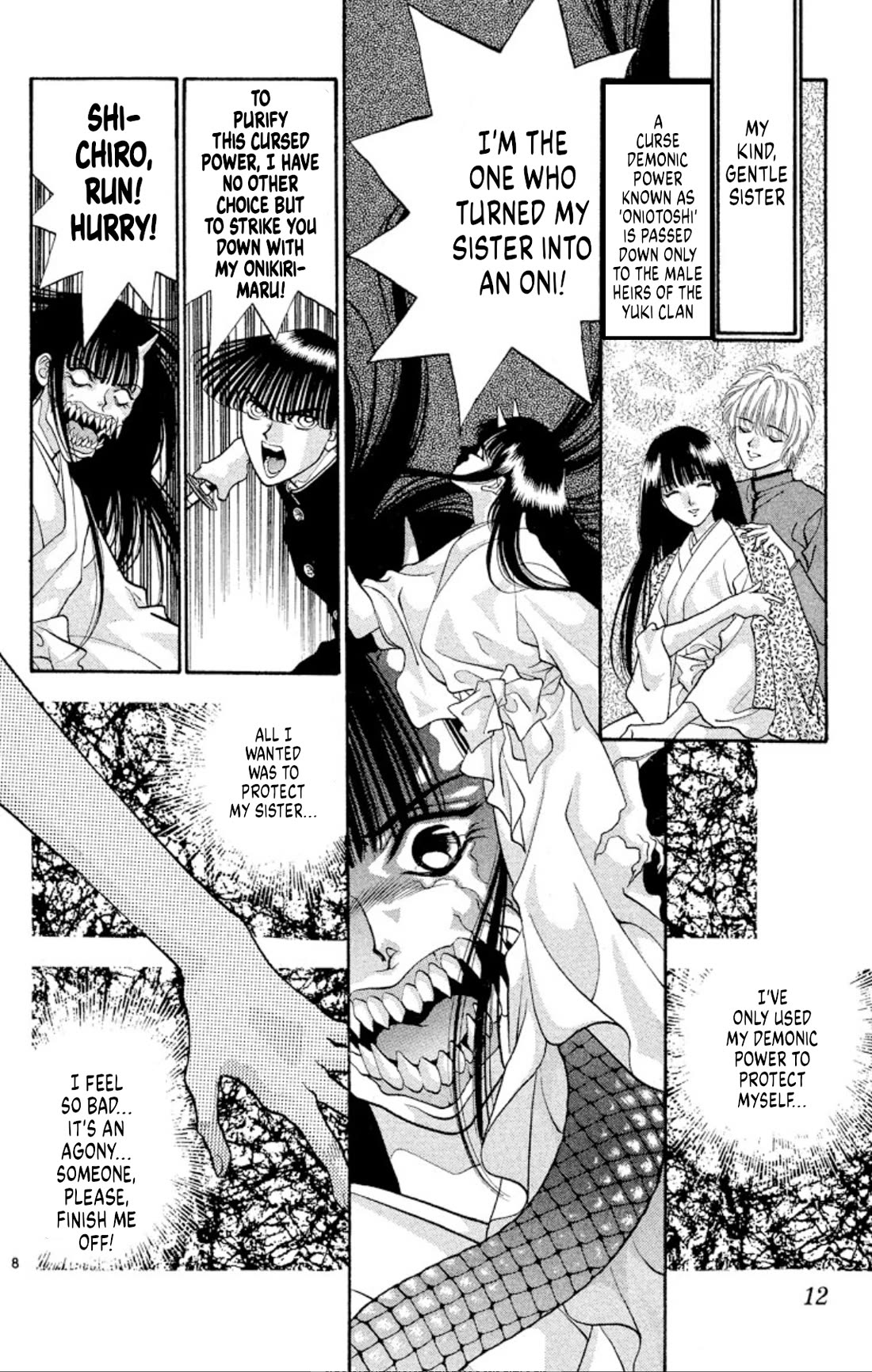 Onikirimaru Chapter 45 page 9 - Chapter 45: Return of the Yuki clan (part 1)