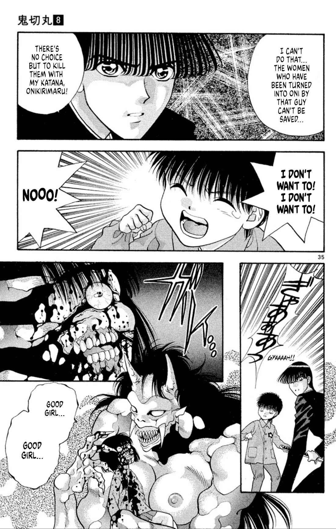 Onikirimaru Chapter 46 page 35 - Chapter 46: Return of the Yuki clan - part 2