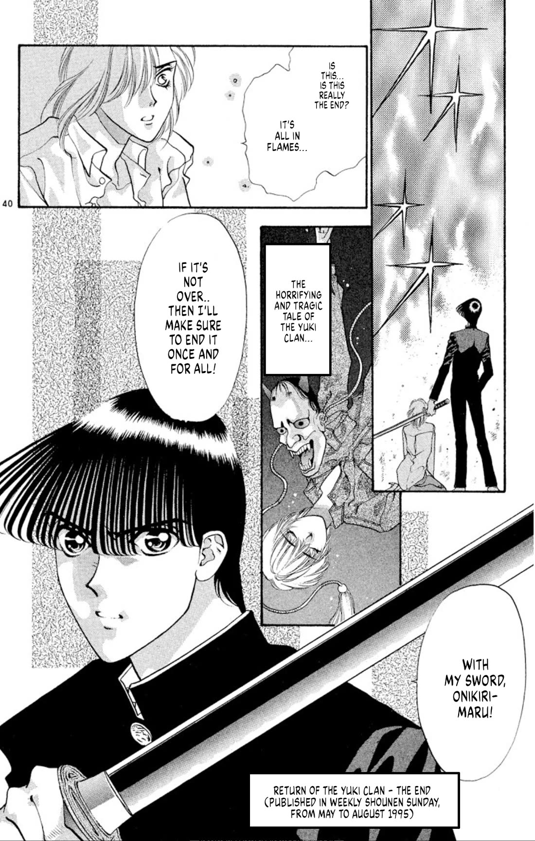 Onikirimaru Chapter 48 page 40 - Chapter 48: Return of the Yuki clan (part 4 - final part)