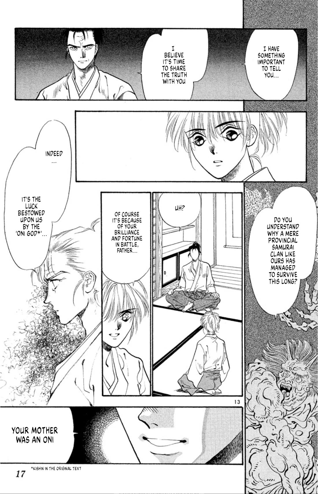 Onikirimaru Chapter 50 page 15 - Chapter 50: Birth of the Yuki's curse