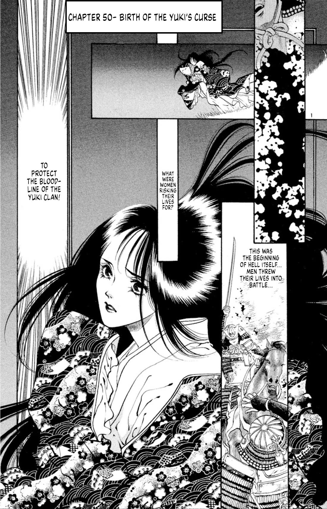 Onikirimaru Chapter 50 page 3 - Chapter 50: Birth of the Yuki's curse