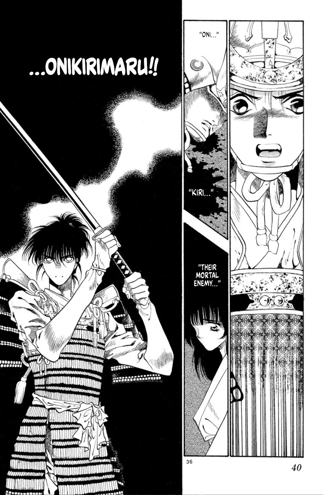 Onikirimaru Chapter 50 page 38 - Chapter 50: Birth of the Yuki's curse