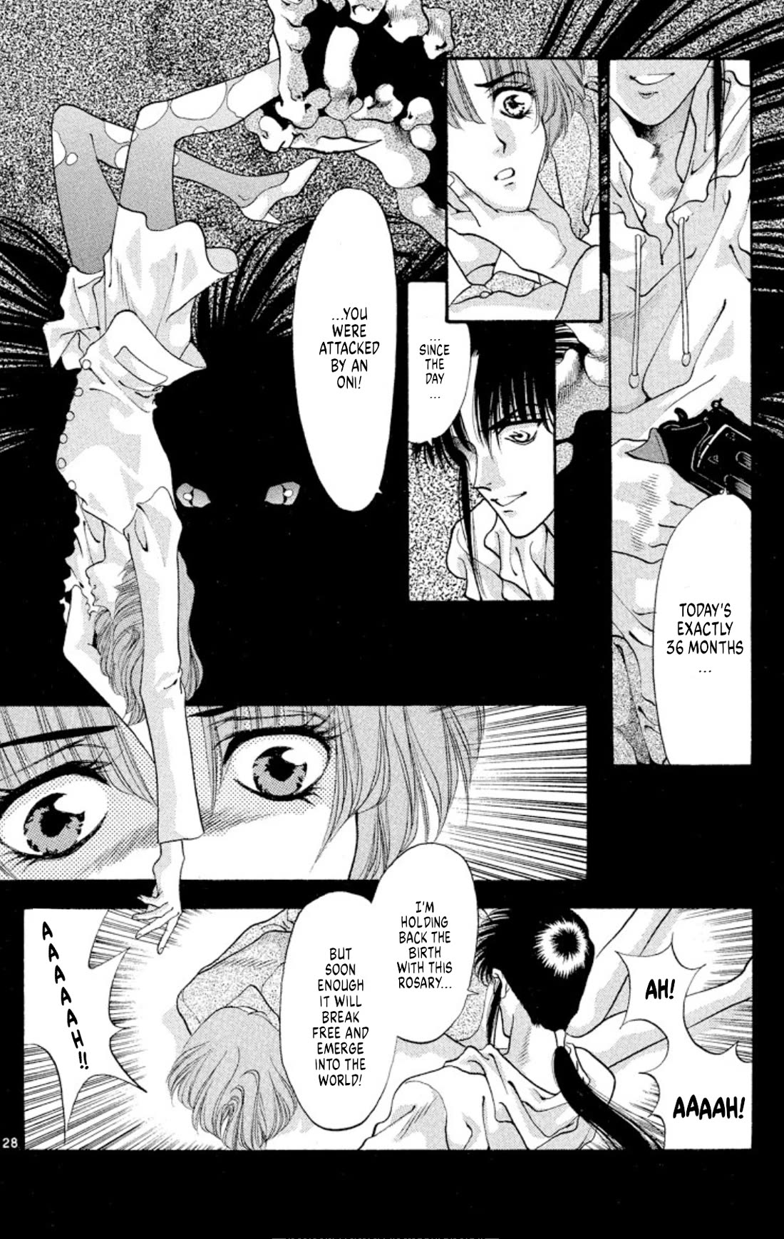 Onikirimaru Chapter 51 page 28 - Chapter 51: The oni in the womb