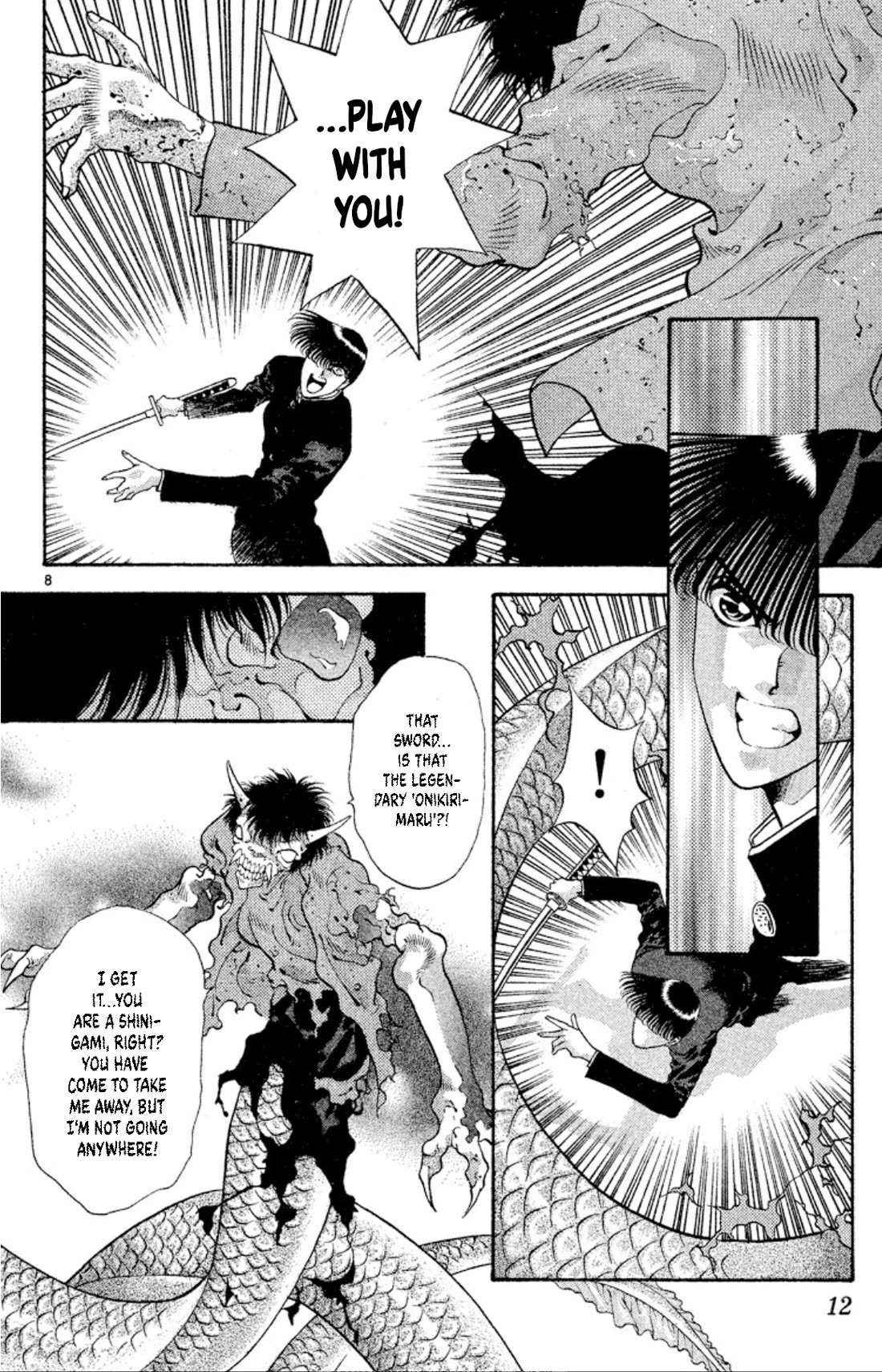 Onikirimaru Chapter 54 page 10 - Chapter 54: The oni's scales