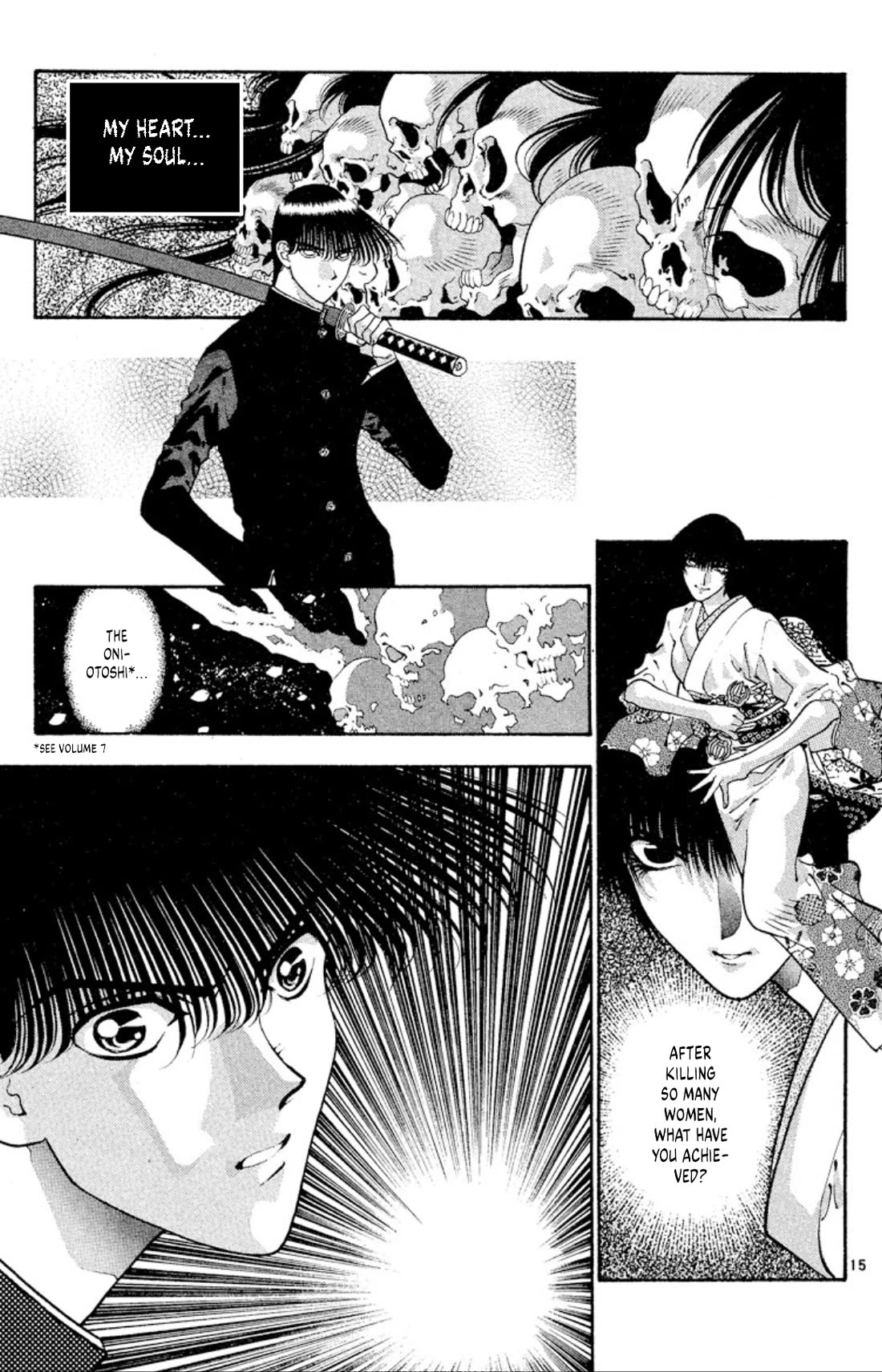 Onikirimaru Chapter 57 page 15 - Chapter 57: Sakuraoni (part 2)