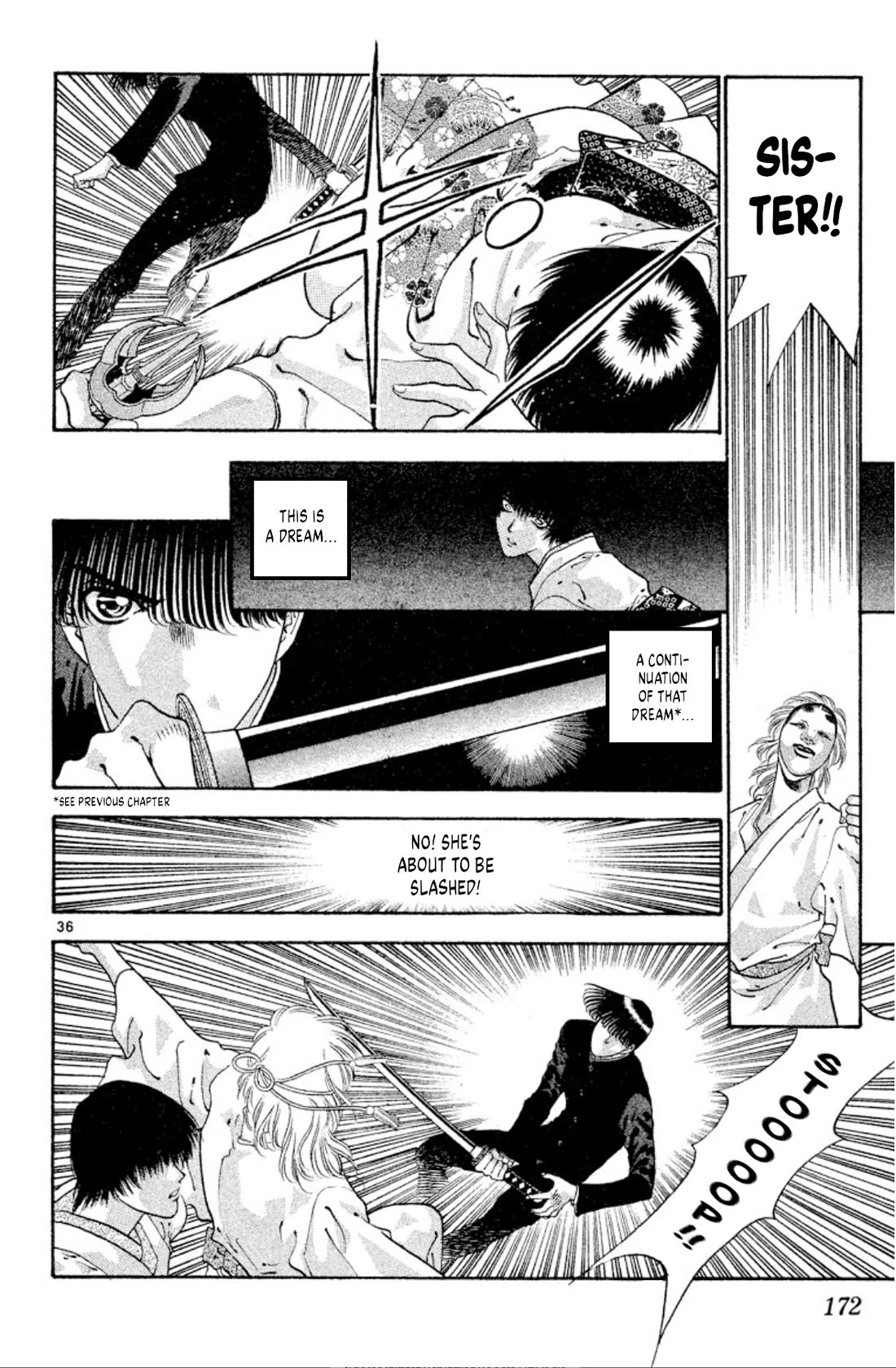 Onikirimaru Chapter 57 page 36 - Chapter 57: Sakuraoni (part 2)