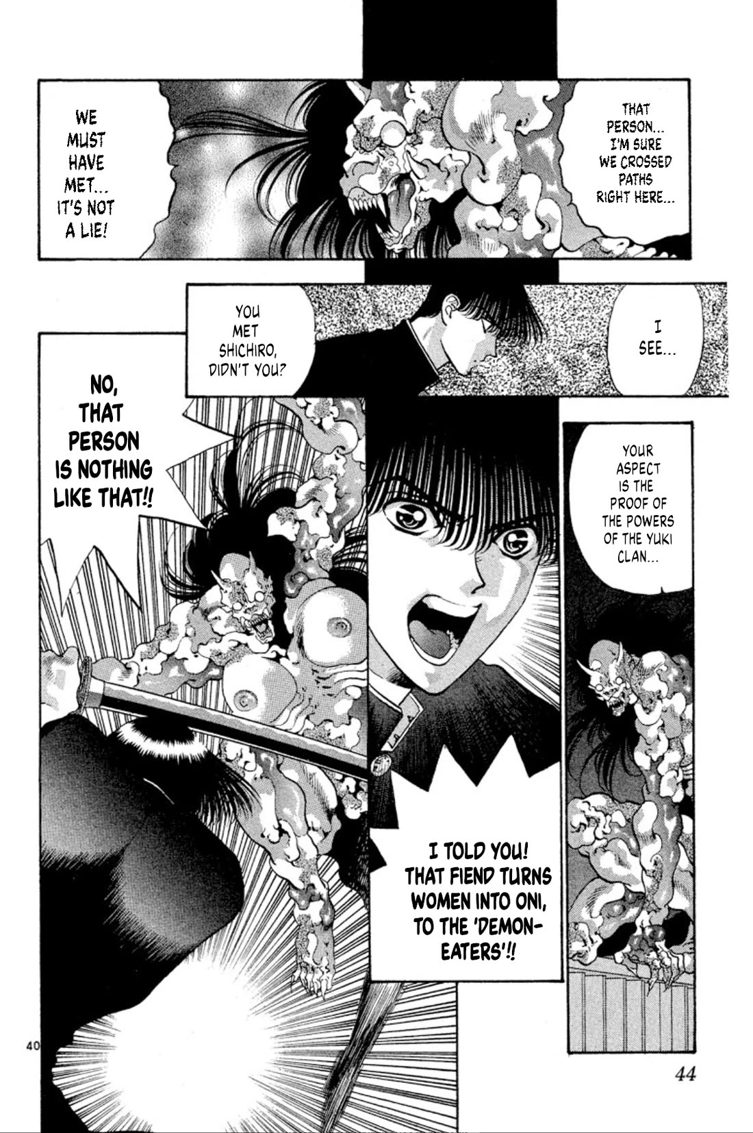 Onikirimaru Chapter 58 page 42 - Chapter 58: The crying oni