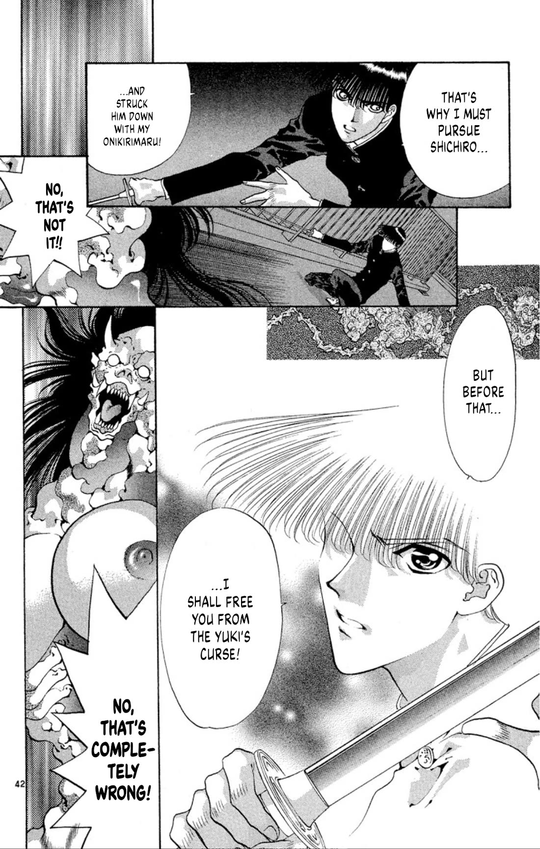 Onikirimaru Chapter 58 page 44 - Chapter 58: The crying oni