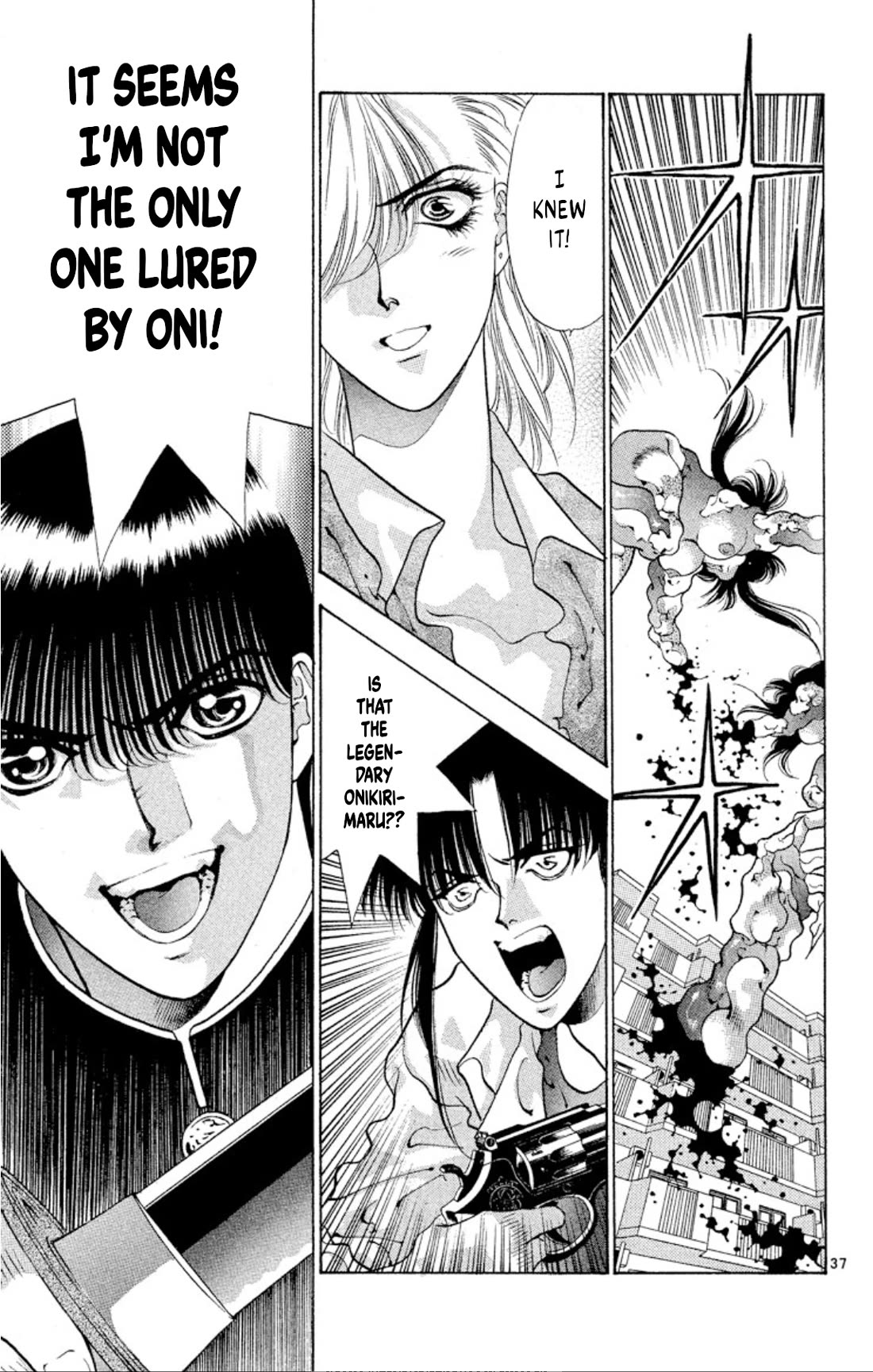 Onikirimaru Chapter 59 page 37 - Chapter 59: The oni eaters