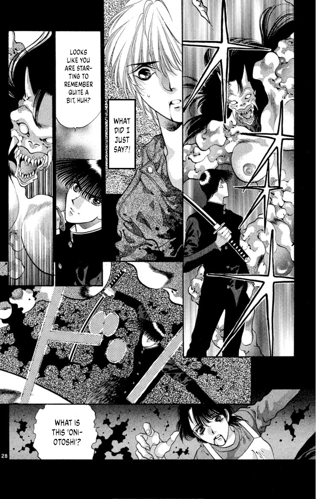 Onikirimaru Chapter 60 page 28 - Chapter 60: The oni memory