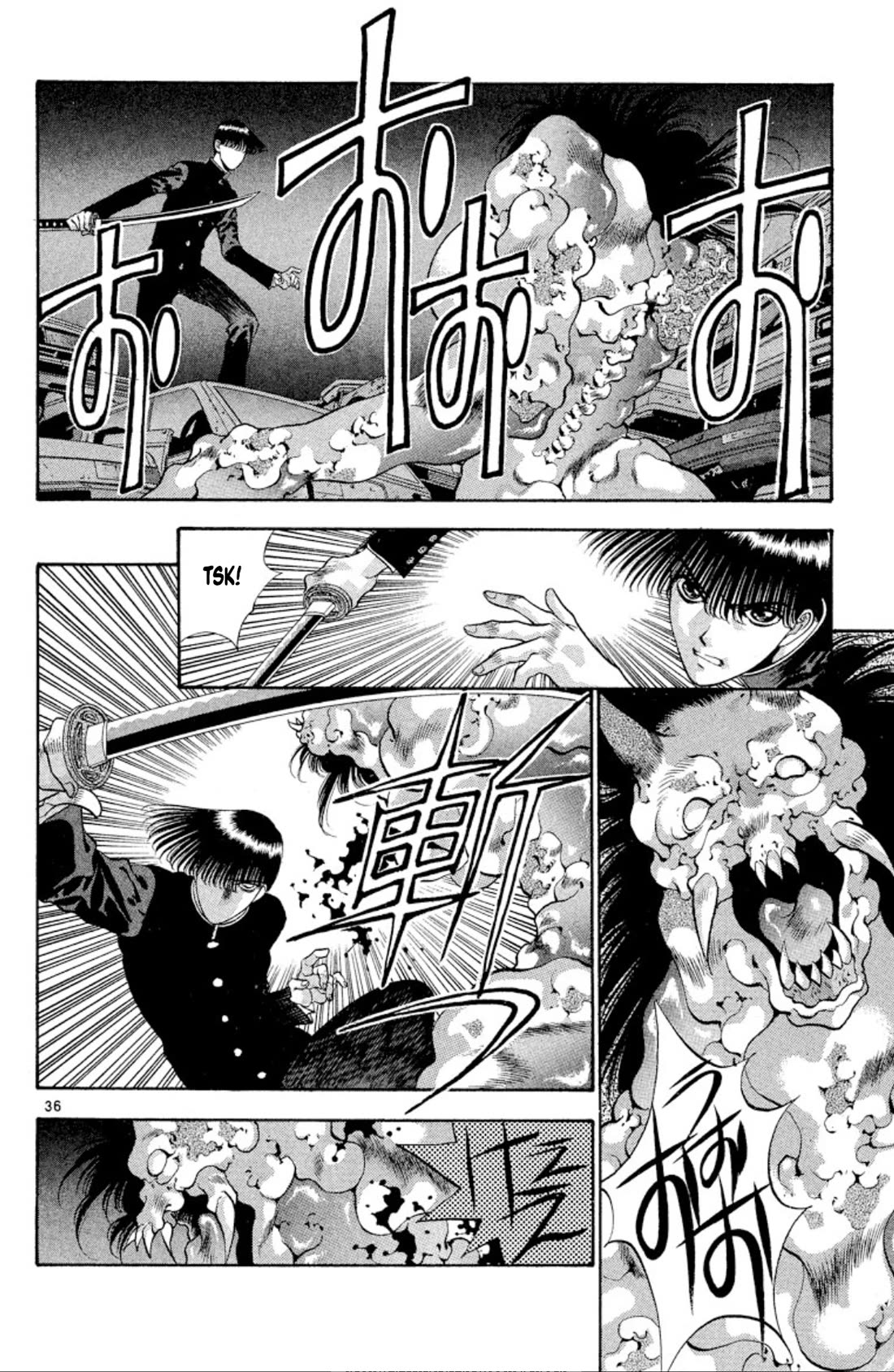 Onikirimaru Chapter 64 page 36 - Chapter 64: The unlucky oni