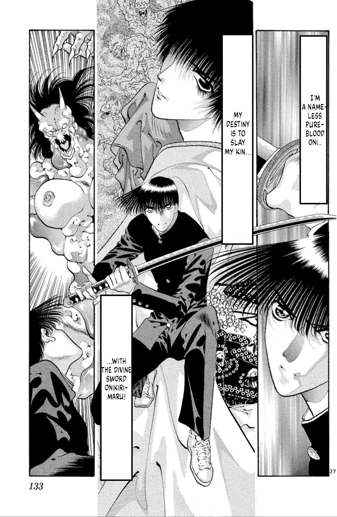Onikirimaru Chapter 64 page 37 - Chapter 64: The unlucky oni