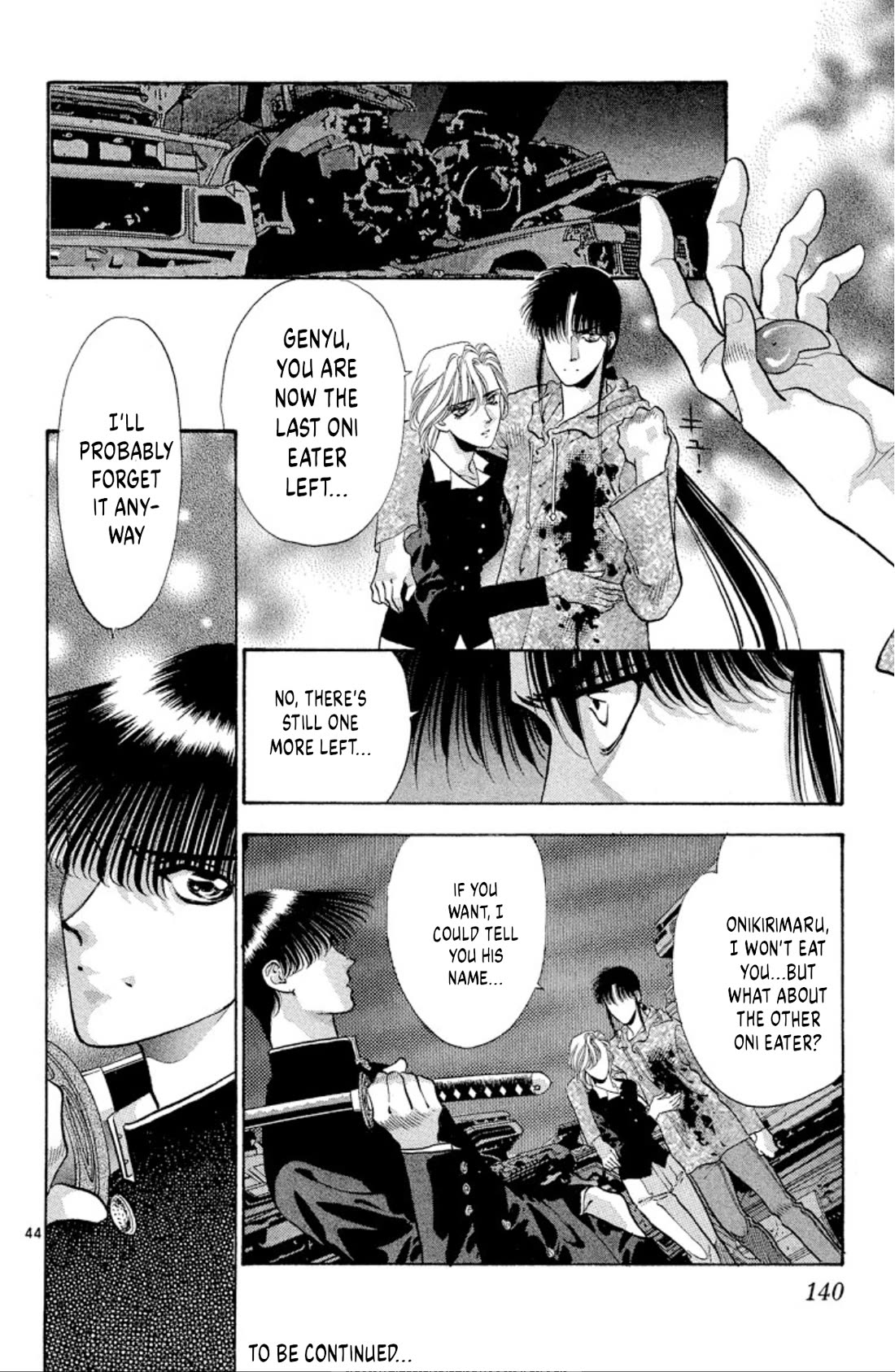 Onikirimaru Chapter 64 page 44 - Chapter 64: The unlucky oni