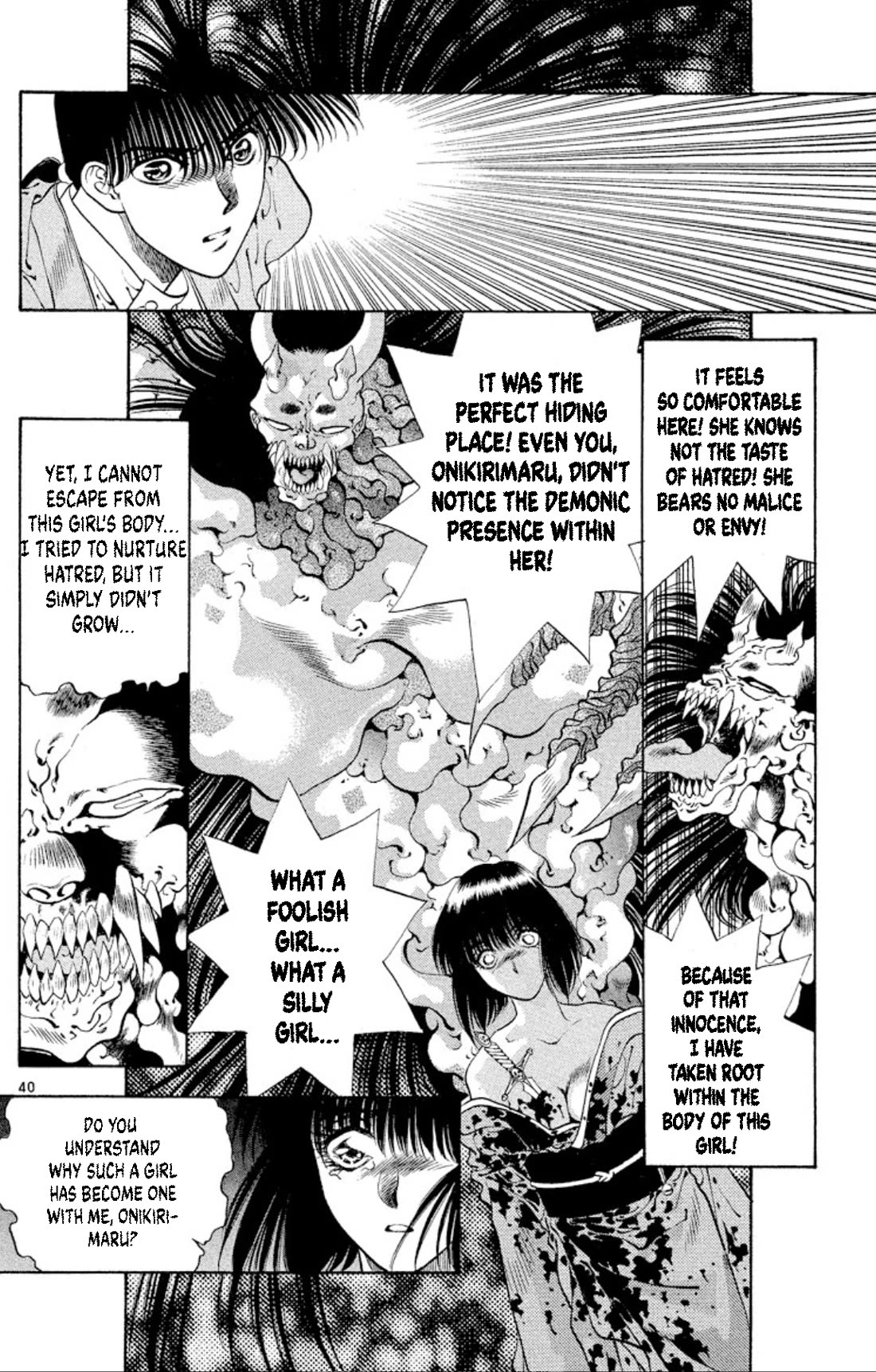 Onikirimaru Chapter 65 page 40 - Chapter 65: The oni's lament