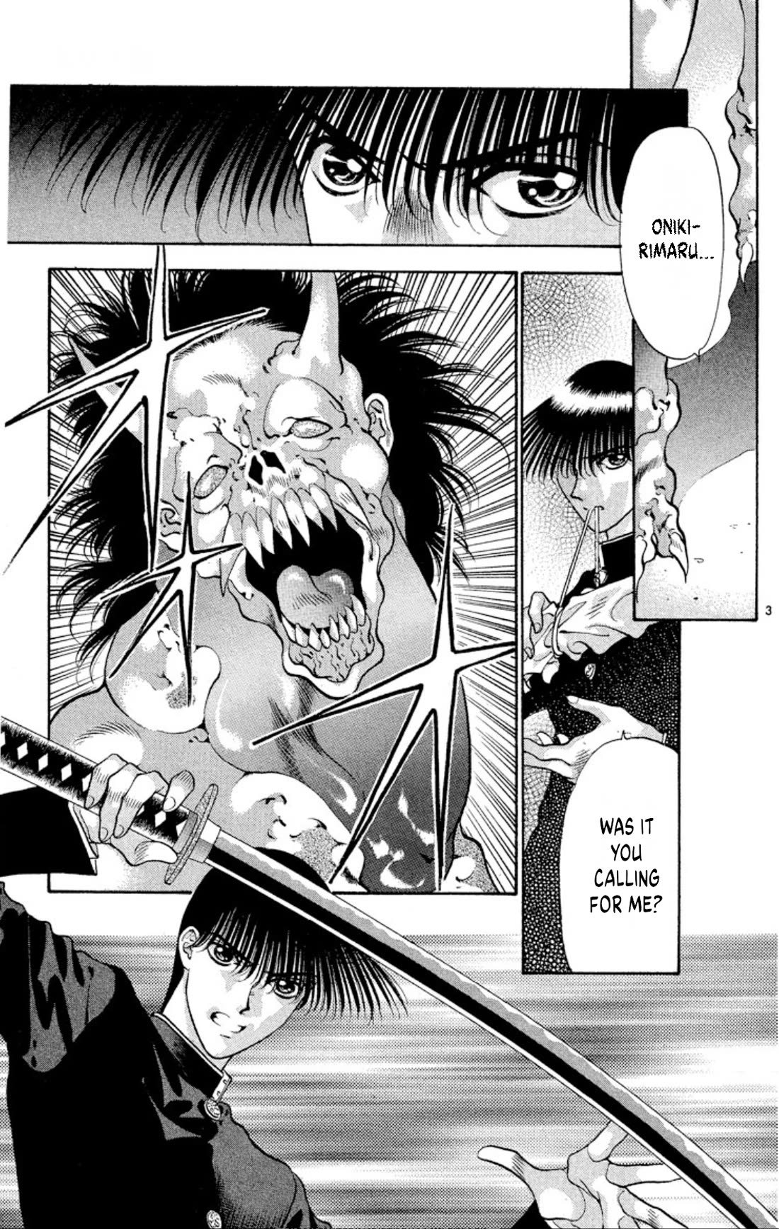 Onikirimaru Chapter 67 page 3 - Chapter 67: The sick oni