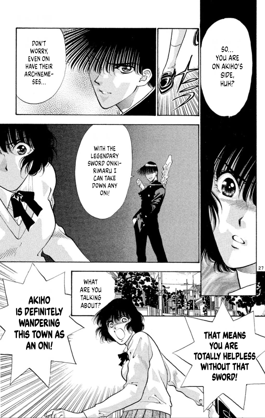 Onikirimaru Chapter 68 page 27 - Chapter 68: Demonic nature
