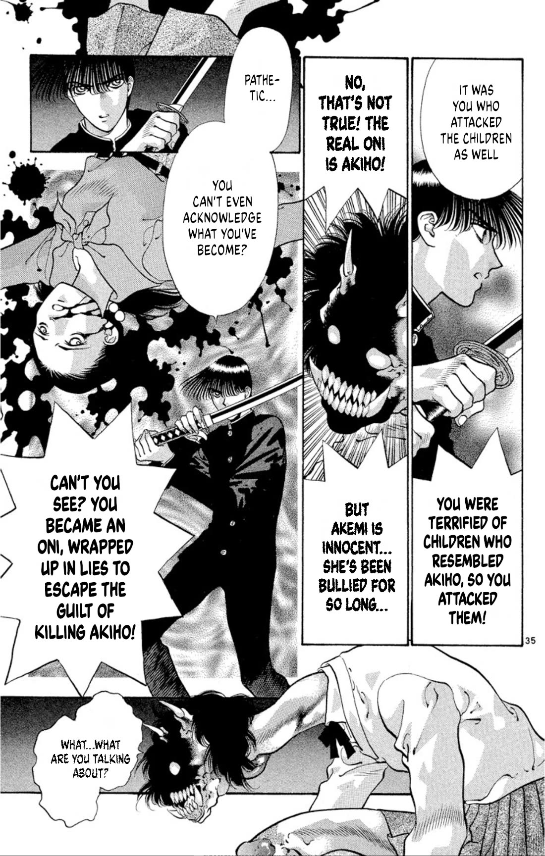 Onikirimaru Chapter 68 page 35 - Chapter 68: Demonic nature